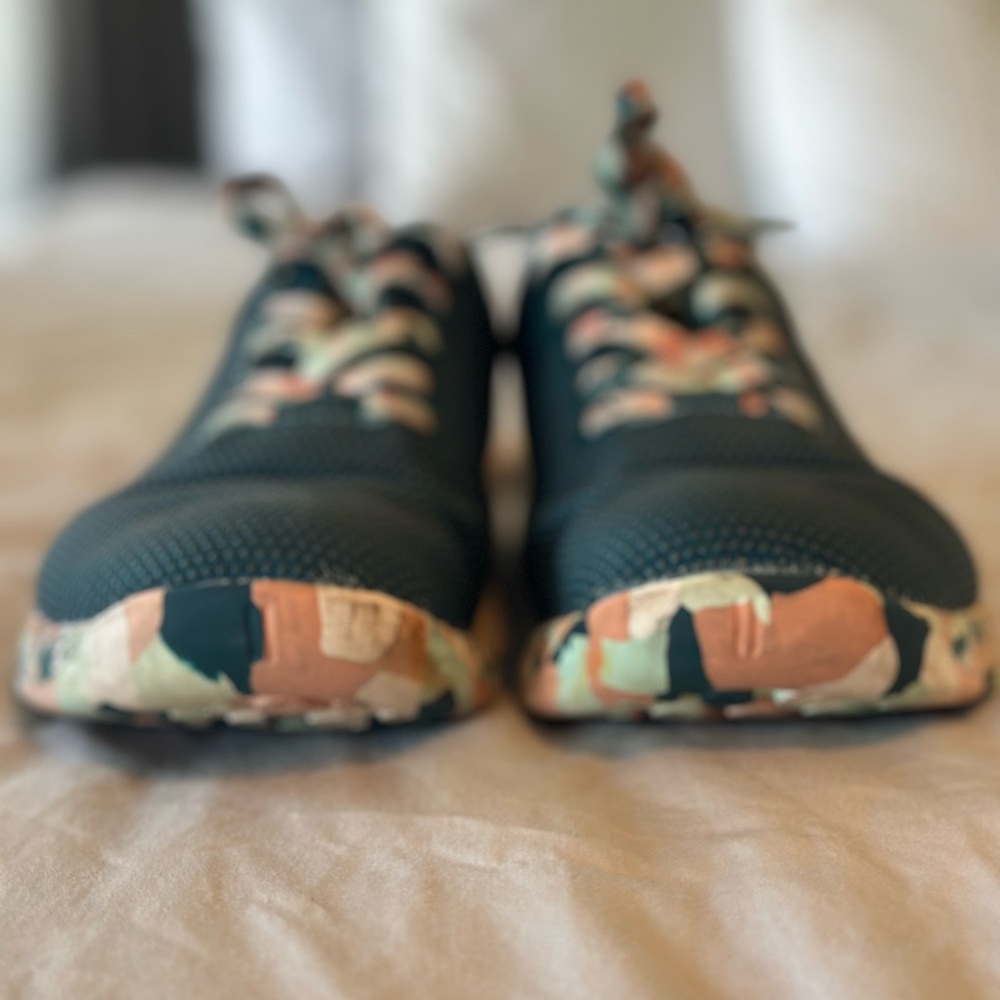 NOBULL Forest Green Athletic Shoes with Camo Sole - Picture 2 of 5